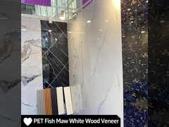 Hoge kwaliteit milieuvriendelijk bamboe houtskool hout fineer marmer interieur decoratief wandpaneel