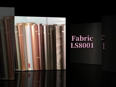 Inrichting nieuw materiaal stof textuur pvc bamboe houtskool wandpaneel