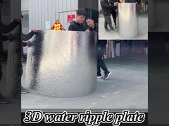 Fabriek op maat van hoge kwaliteit PET water golf bamboe houtskool hout fineer panelen