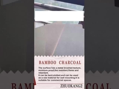 Hoogwaardige warm verkochte koolstofkristalplaat brandwerend bamboe houtskool metaalplaat fineer