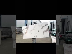 Hoogwaardige milieuvriendelijke wandpanelen wandinterieur PET marmeren wandpanelen