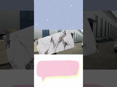 Moderne aantrekkelijke 5 mm hoogglanzend wandmarmerpaneel voor interieur PVC-marmerplaat