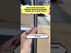 De fabriek paste Hete Verkoop Milieubescherming de Houtskoolplaat aan van het Metaalbamboe