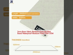 5mm 8mm van de de Houtskoolvezel van het Stoffenbamboe de Raads Waterdichte Vochtbestendige OEM ODM