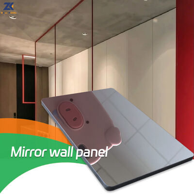 Kwaliteit  Bamboo Charcoal Carbon Crystal Panel Waterproof PETG High Gloss Mirror Wall Panel Fabriek