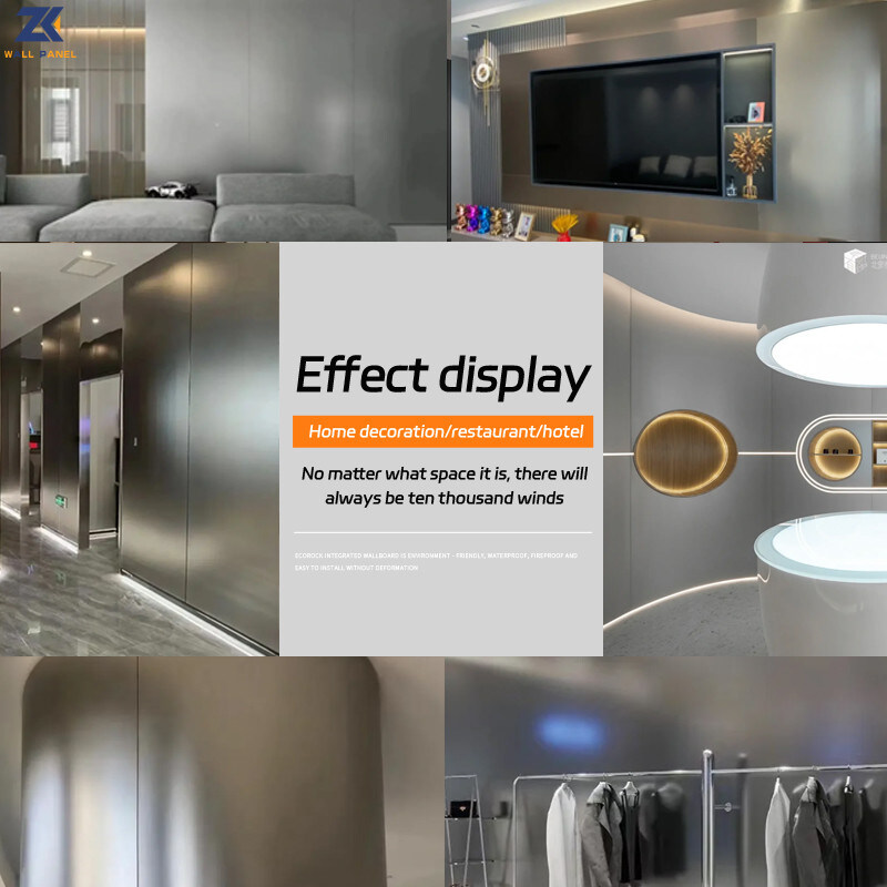 Stevige Waterdichte Vlam van het metaal de Houten Vernisje - de Muurcomités van vertragers Decoratieve pvc