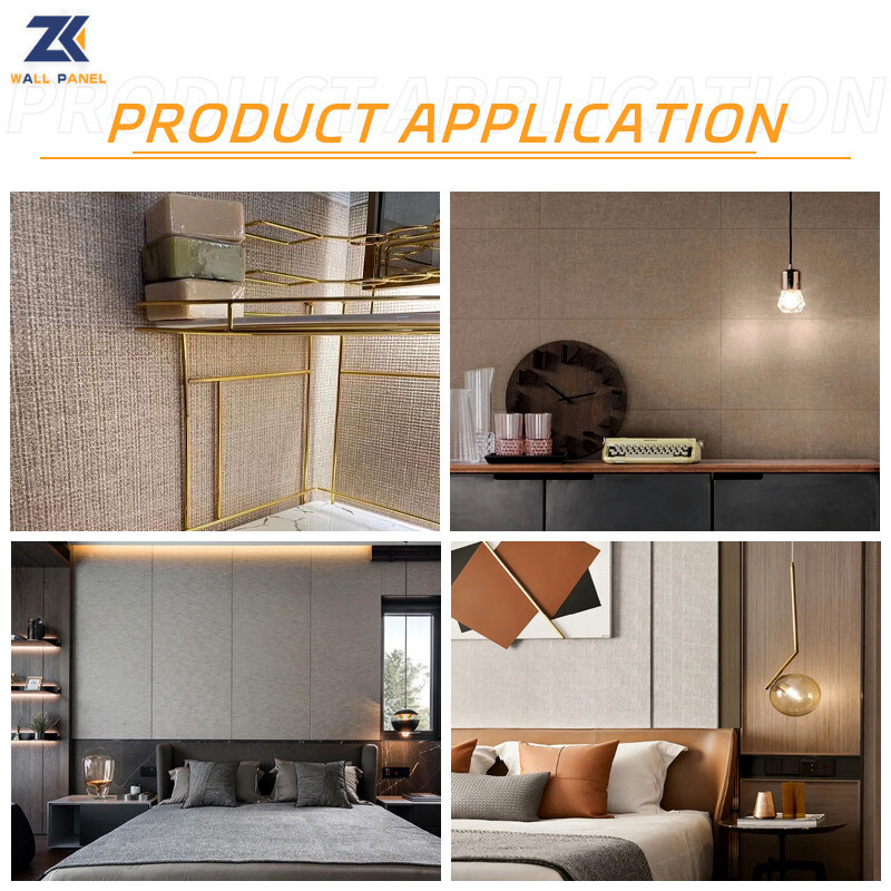 Hete producten Interieurdecoratie Waterdicht bamboe houtskoolstof wandpaneel