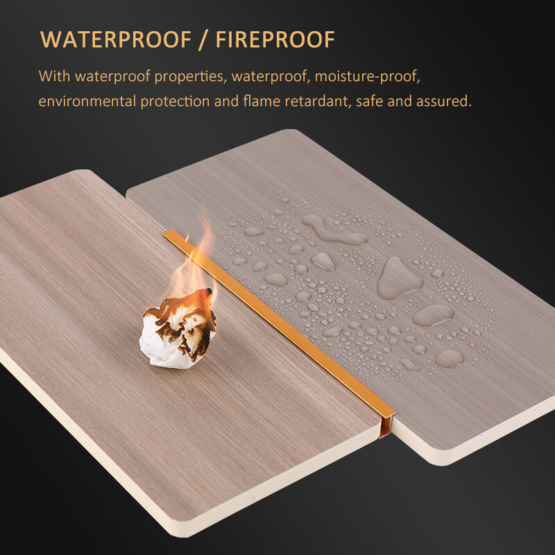 Hete producten Interieurdecoratie Waterdicht bamboe houtskoolstof wandpaneel