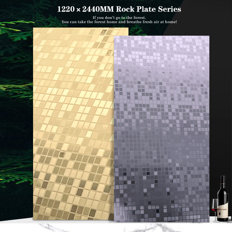 Mozaïek Muur Decor PET Muurpaneel Bamboe Houtvezel Veneer Board