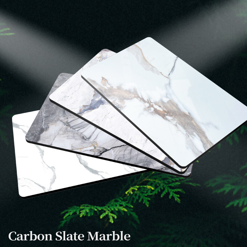 Marmeren bamboe hout houtskool veneer panelen interieur decoratieve marmeren wandpanelen