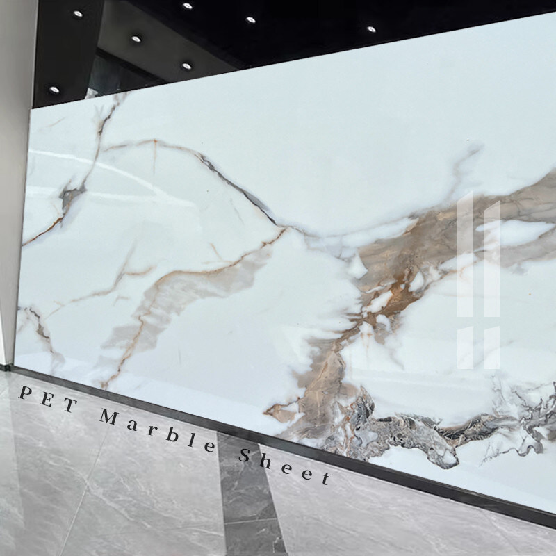 Marmeren bamboe hout houtskool veneer panelen interieur decoratieve marmeren wandpanelen