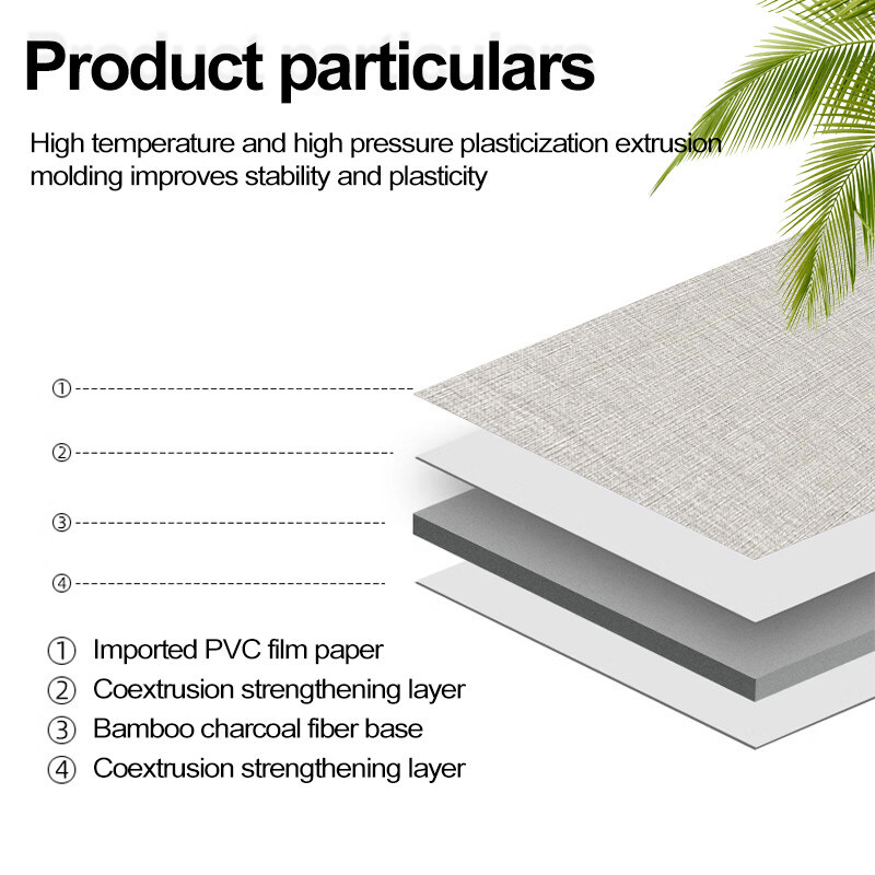 5 / 8 mm Stof Geweven Decoratieve Panelen Bamboe Hout Houtskool Finer Board