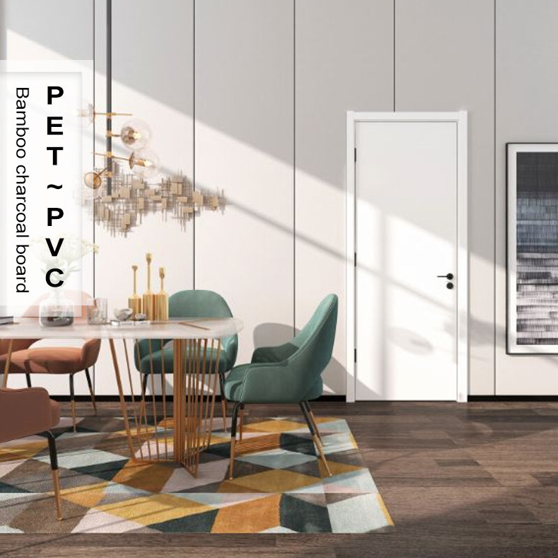 Modern hoogglanzend marmeren plaatpaneel Luxe wanddecoratie Bamboekristalplaat