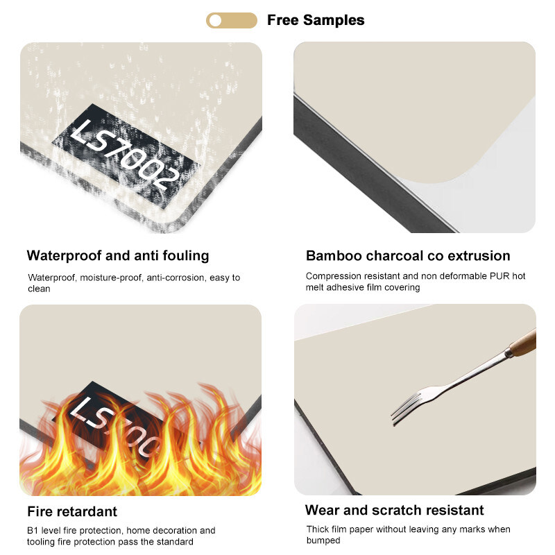 Modern hoogglanzend marmeren plaatpaneel Luxe wanddecoratie Bamboekristalplaat