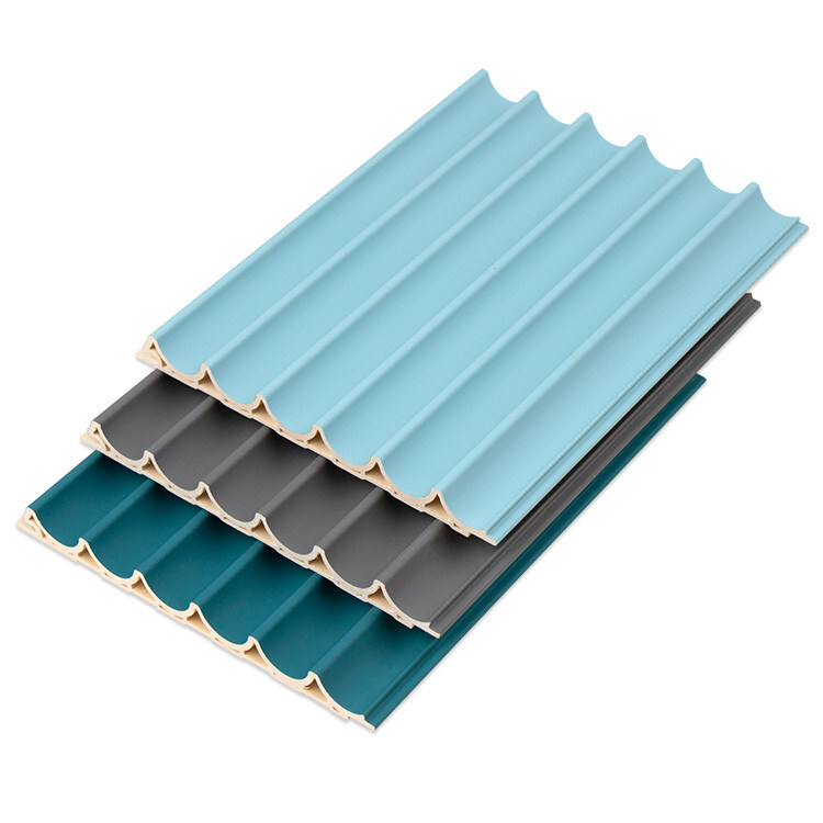 Het decoratieve 3D Comité van het het Plafond Openlucht 15mm Ronde Traliewerk van WPC Houten