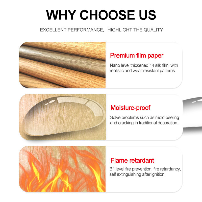 PVC decoratie bamboe houtskool hout metaal wandplaat hoge dichtheid binnenmuur panelen