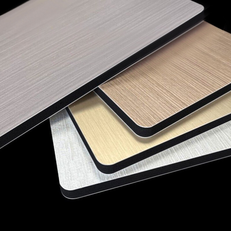 1.22m breed moderne houten panelen bamboe houtskool marmeren panelen voor de horeca