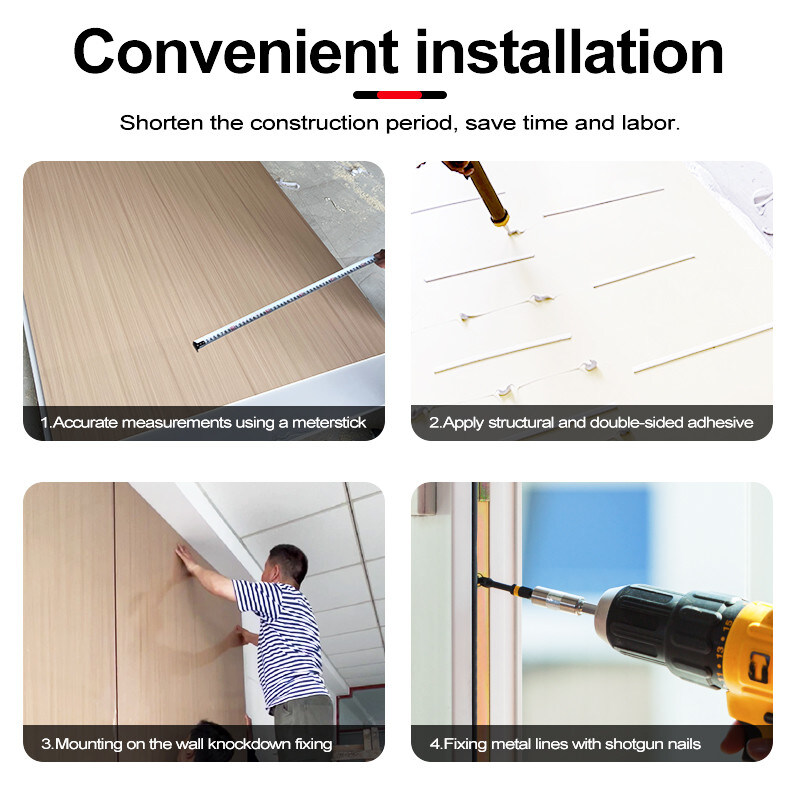 5 / 8 mm bamboe houtskool houten fineer voor interieur decoratieve wandpanelen