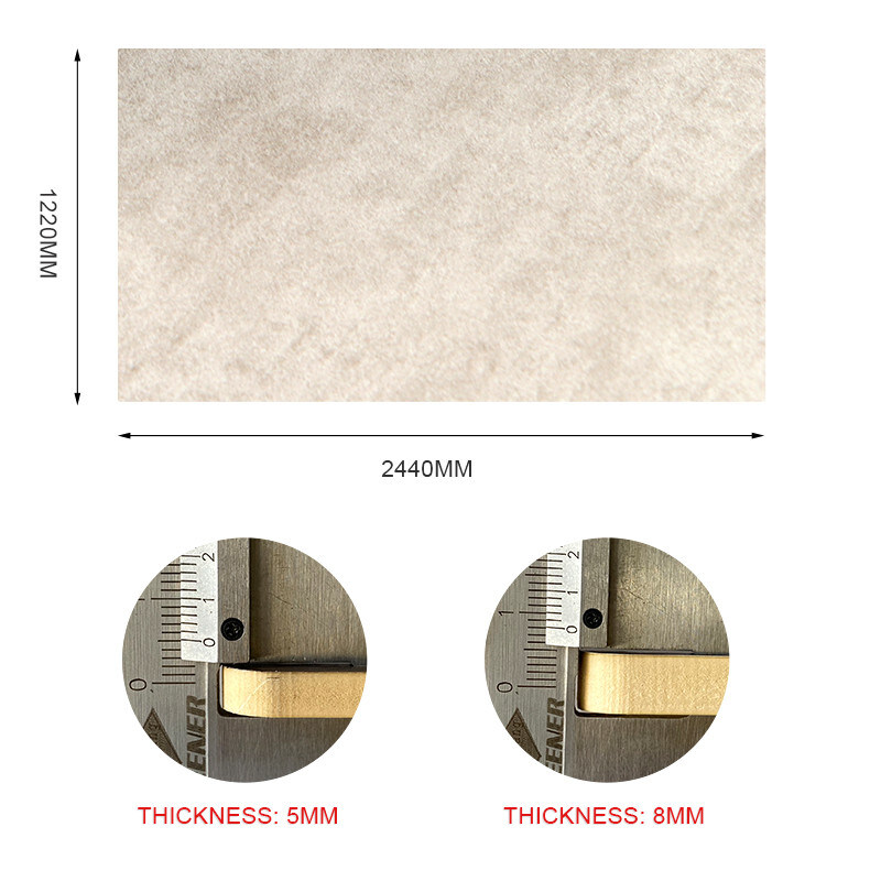 Makkelijk te installeren Bamboe Houtskool Decoratieve wandpanelen hoge kwaliteit marmeren plaat