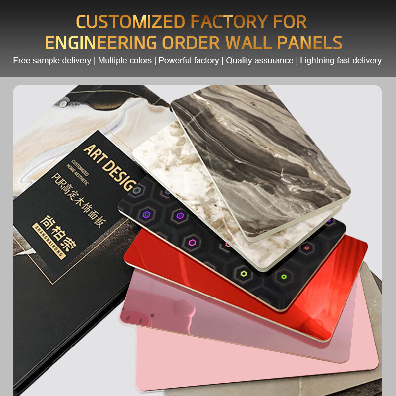 Decoratieve wandpanelen Bamboe Houtskool Houtvezelplaat Nieuw product Bamboe Kristalplaat