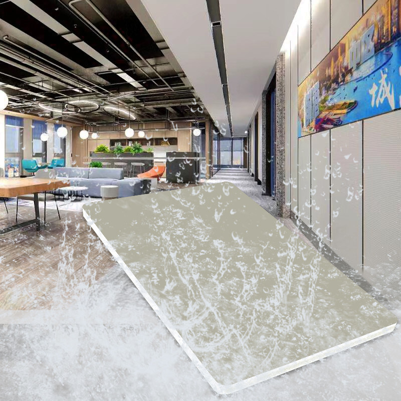 8 mm-het Comité van de de Vezelmuur van het Binnenhuisarchitectuurbamboe Houten Vuurvaste Huid die Houten Vernisje voelen