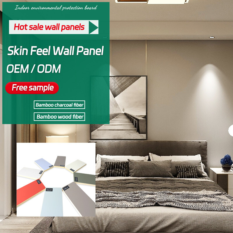 8 mm-het Comité van de de Vezelmuur van het Binnenhuisarchitectuurbamboe Houten Vuurvaste Huid die Houten Vernisje voelen