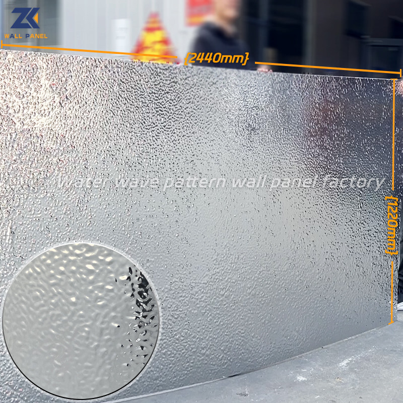 Het Comité van de waterrimpeling Golfmuur Binnenlands Decoratief de Muurcomité van de Halvoorgevel