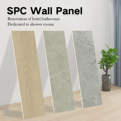 Steen Plastic Composite SPC Muurpanelen Voor Badkamer En Toilet Fux Tile Design Muurpanelen