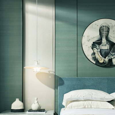 Interiors Homes 8 mm bamboe houtskool waterdichte stof PVC wandpaneel