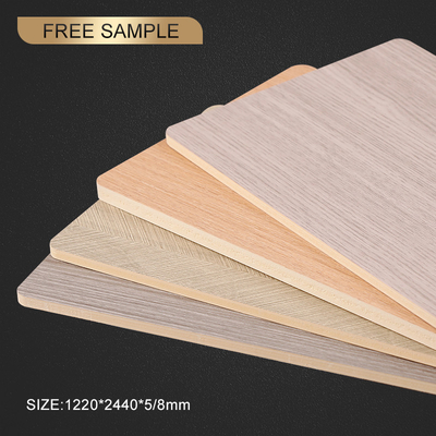 Modern licht luxe waterdicht hout graan pvc bamboe houtskool hout fineer wandpanelen
