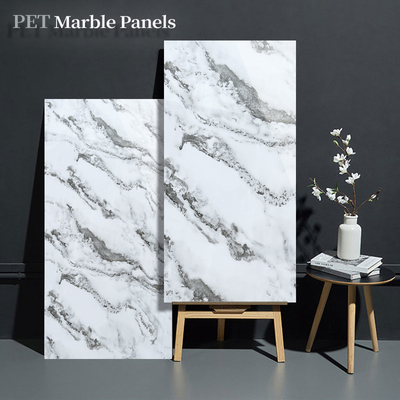 1220*2440mm Marmeren wandpaneel waterdicht Marmeren bamboe Hout