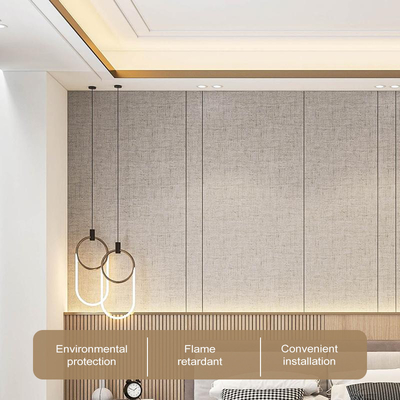 5 / 8 mm Stof Geweven Decoratieve Panelen Bamboe Hout Houtskool Finer Board