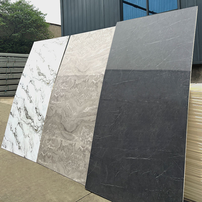 TV-achtergrond Marmeren wandpanelen Bamboe Houtskool Co-extrudeerde houten fineer