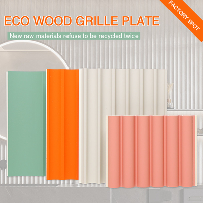 Aangepaste Grootte Antimicrobial Decoratieve WPC Houten Comités 15mm