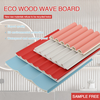 Aangepaste Grootte Antimicrobial Decoratieve WPC Houten Comités 15mm