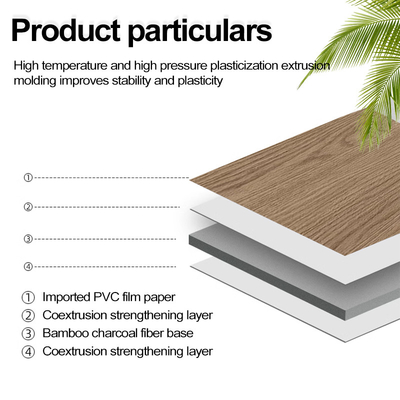 1200*2440 Bamboes houtskool houten fineer paneel zijde hout graan bamboe kristallen paneel