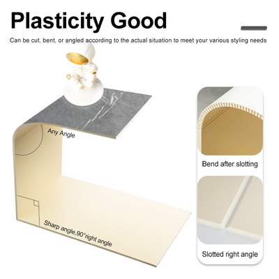 Decoratie mboo Houtskool Modern Luxe PVC Marmeren Plaat