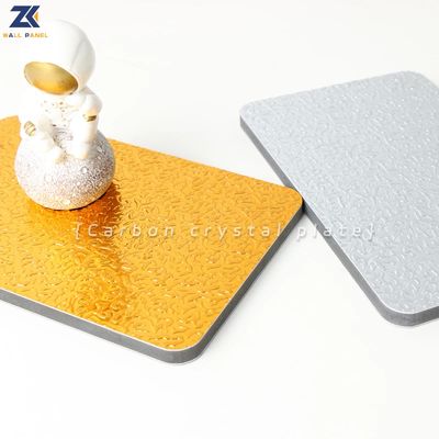 Luxe waterdicht 3d water rippel wand board pvc binnenmuur panelen voor hotel