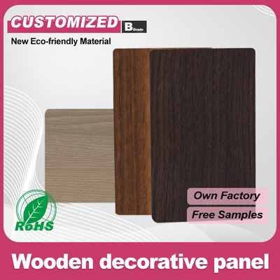 Bamboe houtskool hout fineer hout graan hout houtskool board waterdicht pvc wandpaneel