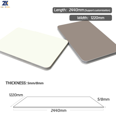 OEM ODM Houten Wallboard van de het Bamboevezel van pvc Vlam - vertrager