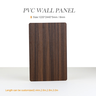 Aangepaste de Muur van de het Bamboevezel van de Vochtigheids Bestand Houten Korrel Commissie