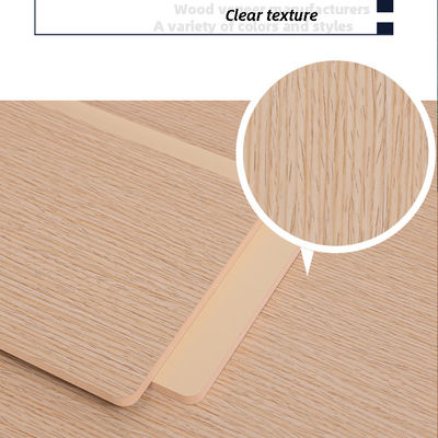 Waterdichte en schimmelbestendige platte houtnerf 1220 mm decoratieve PVC Wallboard wandpanelen