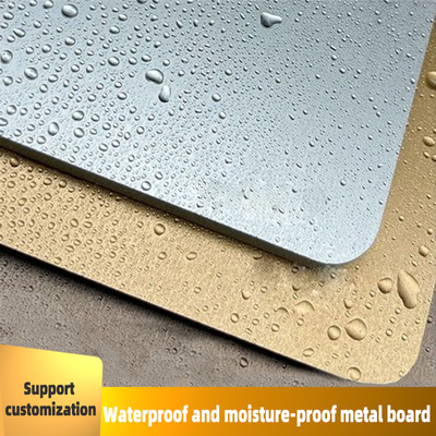 Stevige Waterdichte Vlam van het metaal de Houten Vernisje - de Muurcomités van vertragers Decoratieve pvc