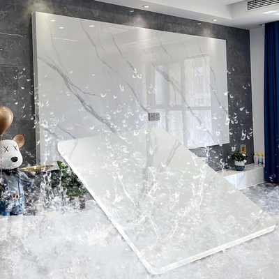 Van het van achtergrond TV van de huisdecoratie de Muurcomités Muur Waterdichte en Vochtbestendige Marmeren Houten Vernisje