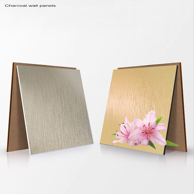 Carbon Crystal Board Brandbestendig Bamboe Houtskool Metalen Plaat Veneer