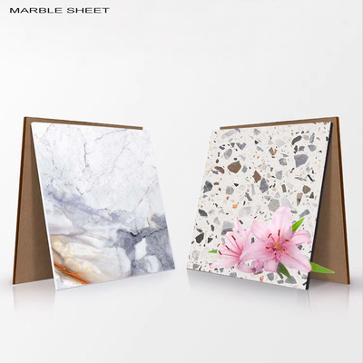 Milieuvriendelijk Bamboe Houtskool Hout Finer Interieur PET Marmeren Muurpaneel