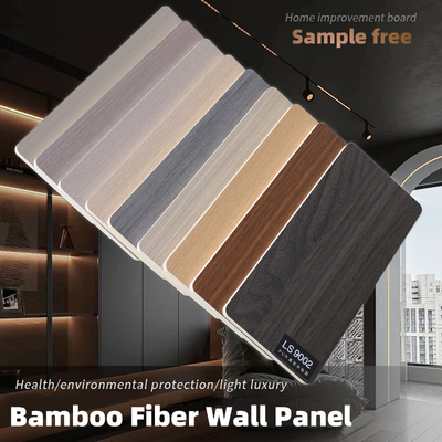 5mm 8mm Decoratieve de Muurcomités van de Bamboevezel Moderne Geluiddempend