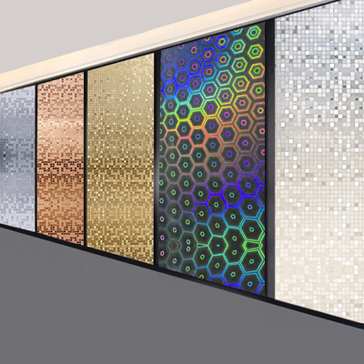 Pvc Board Laser&Mosaic Series Bamboe Houtskool Hout Veneer Interieur Decor wandpaneel