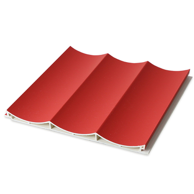 15mm Houten Plastic Samengesteld Gecanneleerd de Golfcomité van de Muurbekleding WPC